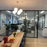 Office glass partition