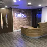 Office fit out welcome desk