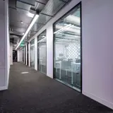 Office fit out glass meeting rooms