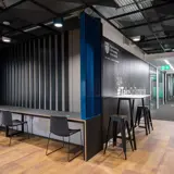 Office fit out wall branding