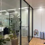 Office fit out glass partition