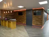 Trendy office fit out communal kitchen