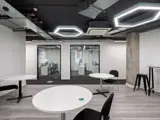 Office fit out glass meeting room