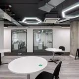 Office fit out glass meeting room