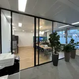 Office glass partition