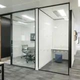 Office fir out open plan partitioning